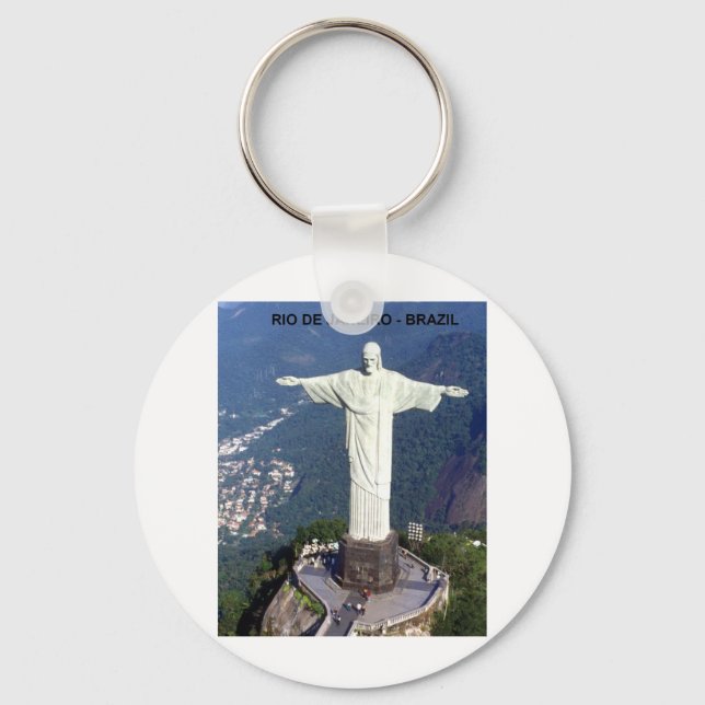 Brazil Rio De Janeiro christ (St.K.) Key Ring (Front)