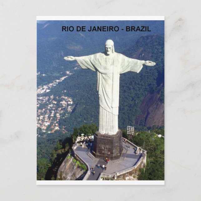 Brazil Rio De Janeiro christ (St.K.) Postcard (Front)