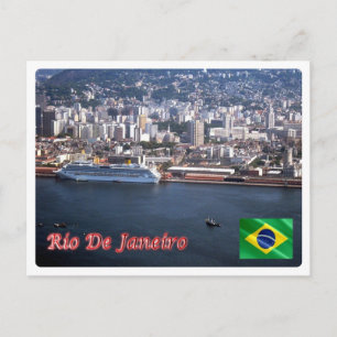 Brazil - Rio De Janeiro - Harbour - Postcard