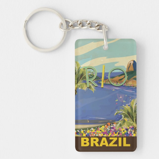 Brazil - Rio De Janeiro Key Ring (Front)