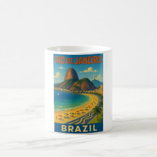 Brazil Rio De Janeiro Original Artwork Mug