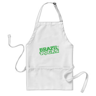 Brazil Rocks Standard Apron