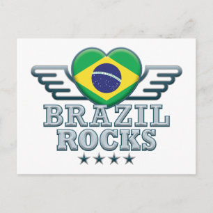 Brazil Rocks v2 Postcard