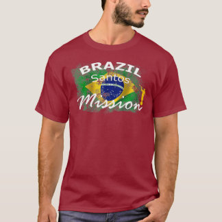 Brazil Santos Mormon LDS Mission Missionary Gift T-Shirt
