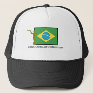 BRAZIL SAO PAULO SOUTH MISSION LDS TRUCKER HAT
