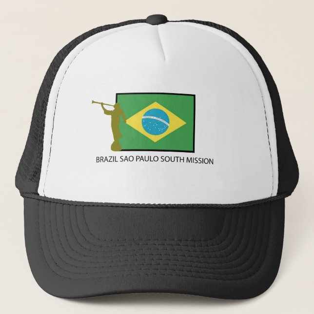 BRAZIL SAO PAULO SOUTH MISSION LDS TRUCKER HAT (Front)