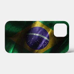 Brazil silk flag iPhone 13 mini case