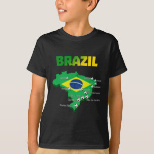Brazil Soccer  3307 T-Shirt