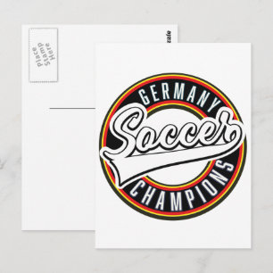 Brazil Soccer Champions Postcard