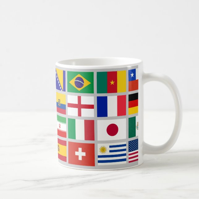 BRAZIL SOCCER COFFEE MUG (Right)