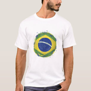 Brazil Soccer Football Brazilian Flag T-Shirt