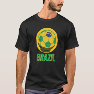 Brazil Soccer Football Brazilian Flag T-Shirt