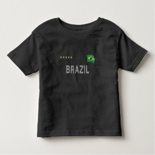 Brazil Soccer Football Fan Shirt Heart