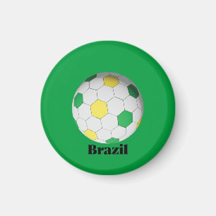 Brazil Soccer Magnet