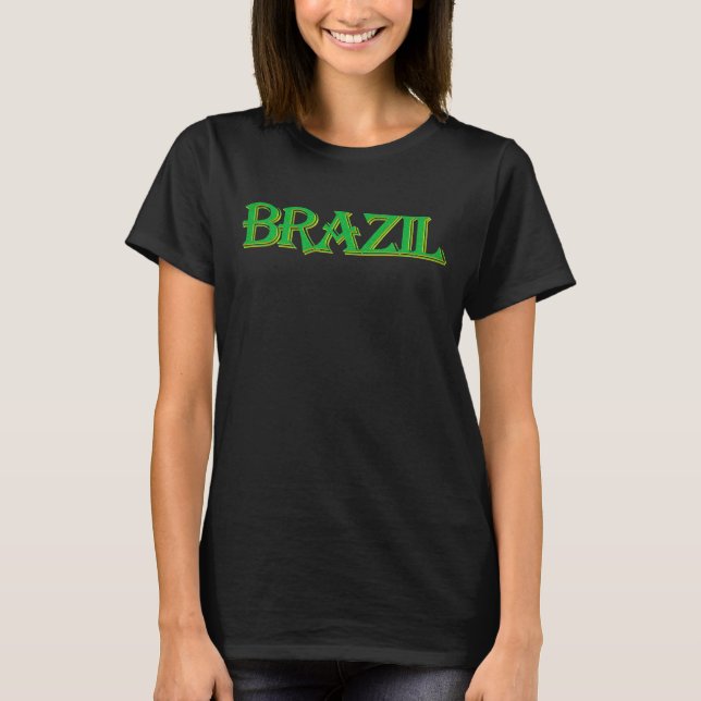 Brazil Soccer Team Supporter T-shirt (Front)