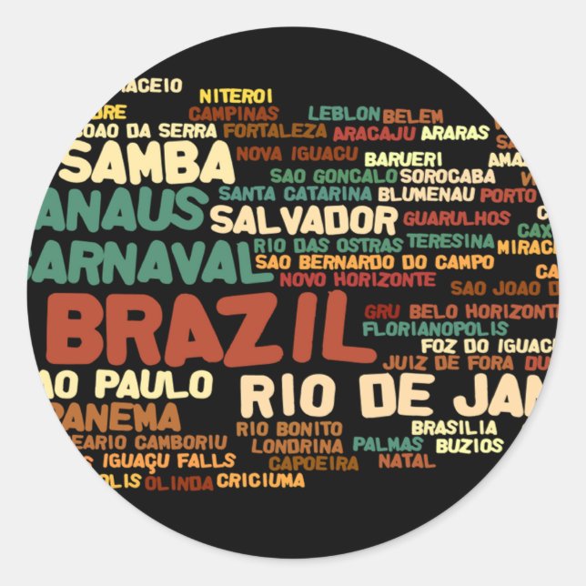 BRAZIL Sticker (Front)