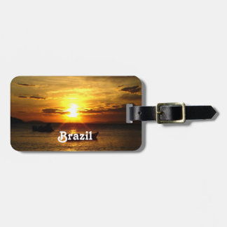 Brazil Sunset Luggage Tag