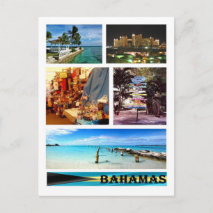 Brazil - The Bahamas - Mosaic - Postcard