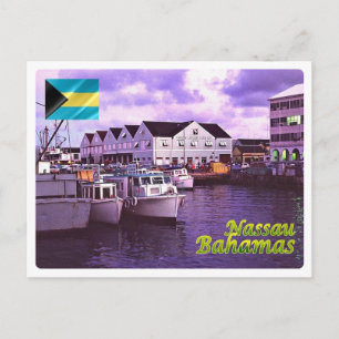 Brazil - The Bahamas - Nassau, Harbour - Postcard