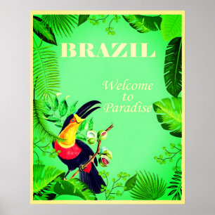 Brazil Travel Poster