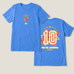 Brazil Tshirt Floral Trendy Brazil T shirt,