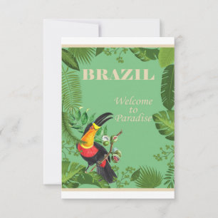 Brazil - Welcome To Paradise Save The Date