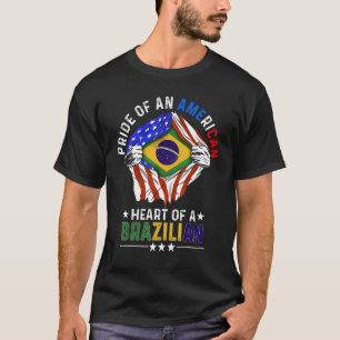 Brazilian American America Pride Foreign Country B T-Shirt