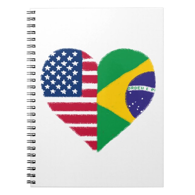 Brazilian American Love Notebook (Front)