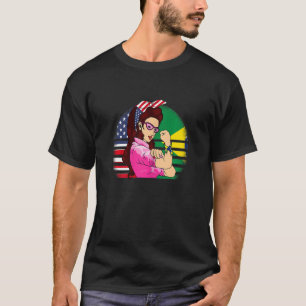 BRAZILIAN American ROOTS USA Brazil Flag Brazilian T-Shirt