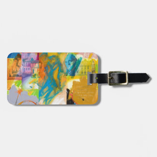 Brazilian Art Collage Luggage Tag