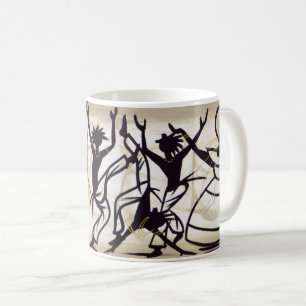 Brazilian Bahia Art: Wood Painting & Festival Cult Coffee Mug