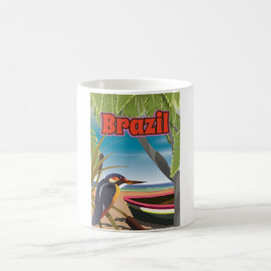 Brazilian Beach Post Card travel print Coffee Mug