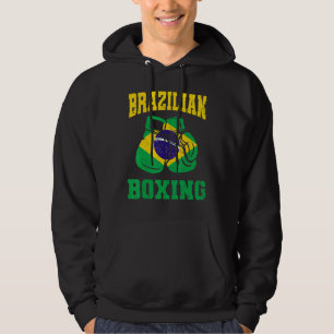 Brazilian Boxing Gloves Brazil Pride Mens Womens Hoodie
