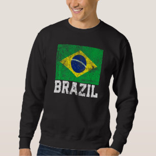 Brazilian Brazil Flag Pride Roots Country Family N Sweatshirt