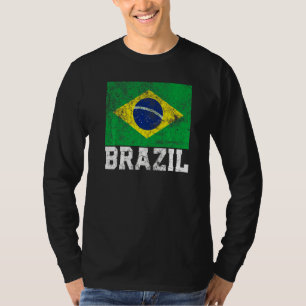 Brazilian Brazil Flag Pride Roots Country Family N T-Shirt