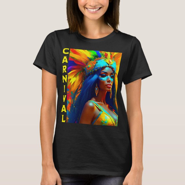 Brazilian Carnival Dancer T-Shirt (Front)