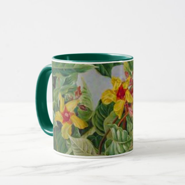Brazilian Climbing Shrub and Humming Birds Mug (Front Left)