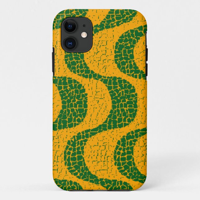 Brazilian Copacabana sidewalk Case-Mate iPhone Case (Back)