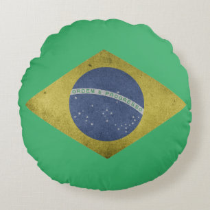Brazilian diamond round cushion
