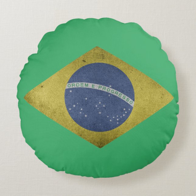 Brazilian diamond round cushion (Front)