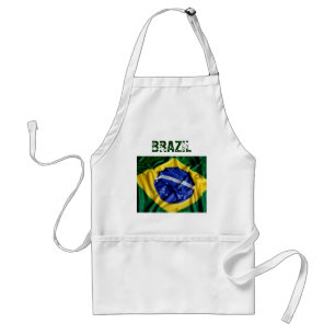 Brazilian flag apron