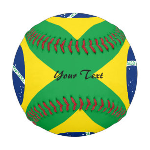Brazilian flag baseball