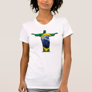 Brazilian Flag Christ the Redeemer T-Shirt