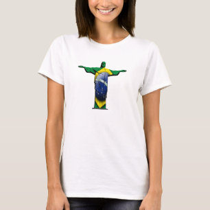 Brazilian Flag Christ the Redeemer T-Shirt