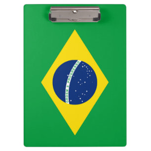 Brazilian Flag Clipboard