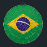 Brazilian flag dartboard<br><div class="desc">Brazilian flag</div>