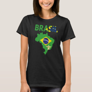 Brazilian Flag Idea For Men & Brasil Flag 1 T-Shirt