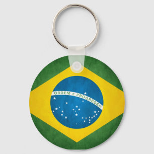 Brazilian Flag Key Ring