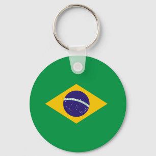 Brazilian flag key ring