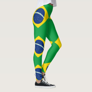Brazilian Flag Leggings